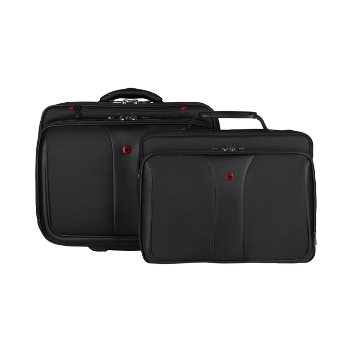 Wenger Patriot 2-TLG Laptop Trolley für Notebook bis 17 Zoll, herausnehmbare Laptoptasche 15,6 Zoll,