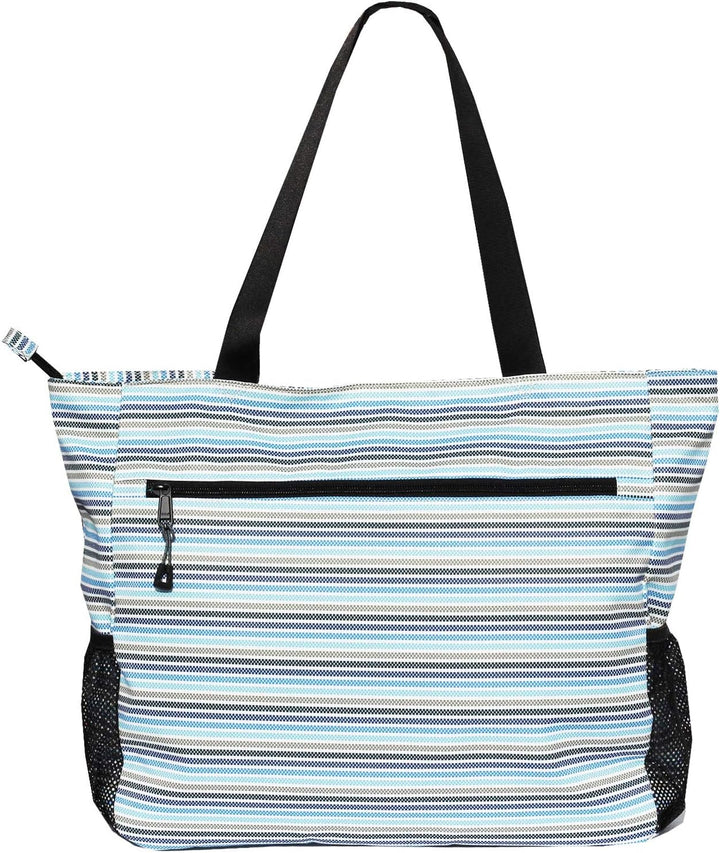 Grosse Strandtasche, wasserabweisend, leicht, 50,8 cm, für Damen, für Fitnessstudio, Strand, Reisen,