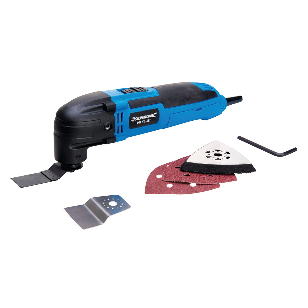 Silverline 430787 DIY 300 W Multitool 300 W UK, Mehrfarbig, 1 Stück Einzeln, Einzeln