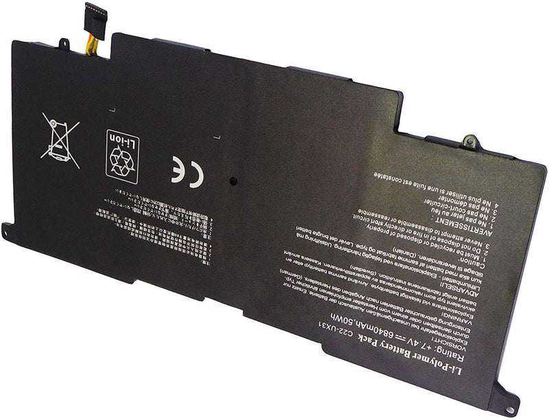 HUBEI C21-UX31 C22-UX31 C23-UX31 Laptop Batterie Ersatz für Asus (Zenbook) UX31A UX31E UX31 UX31A-R4