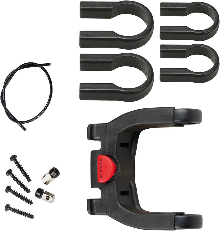 KlickFix House of Goods Lenkeradapter E für E-Bikes mit Displayverpackung, schwarz, universal - pass