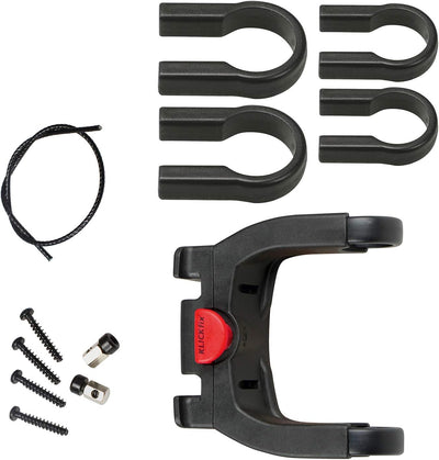 KlickFix House of Goods Lenkeradapter E für E-Bikes mit Displayverpackung, schwarz, universal - pass
