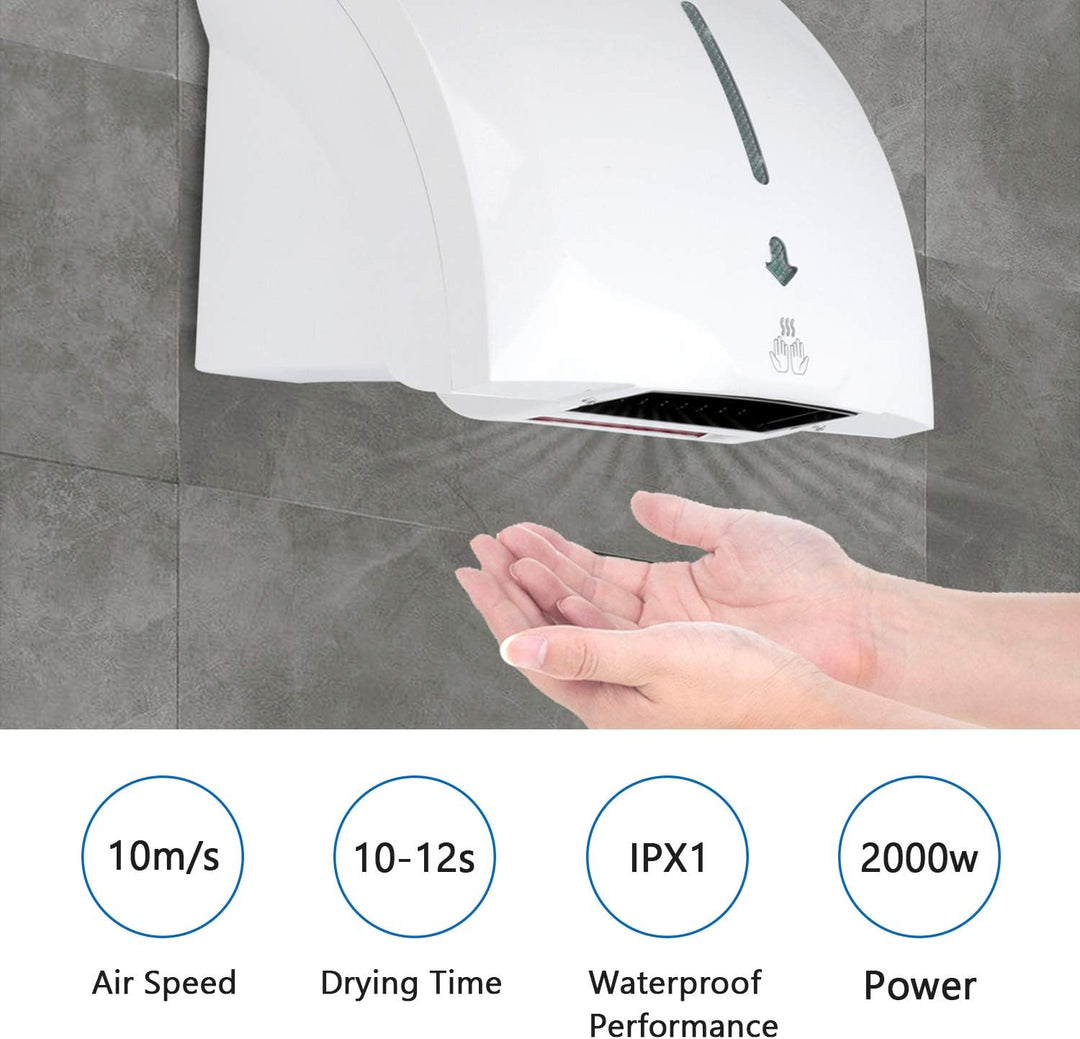 Modundry Händetrockner automatischer Infrarotsensor handtrockner leise Gewerbe und