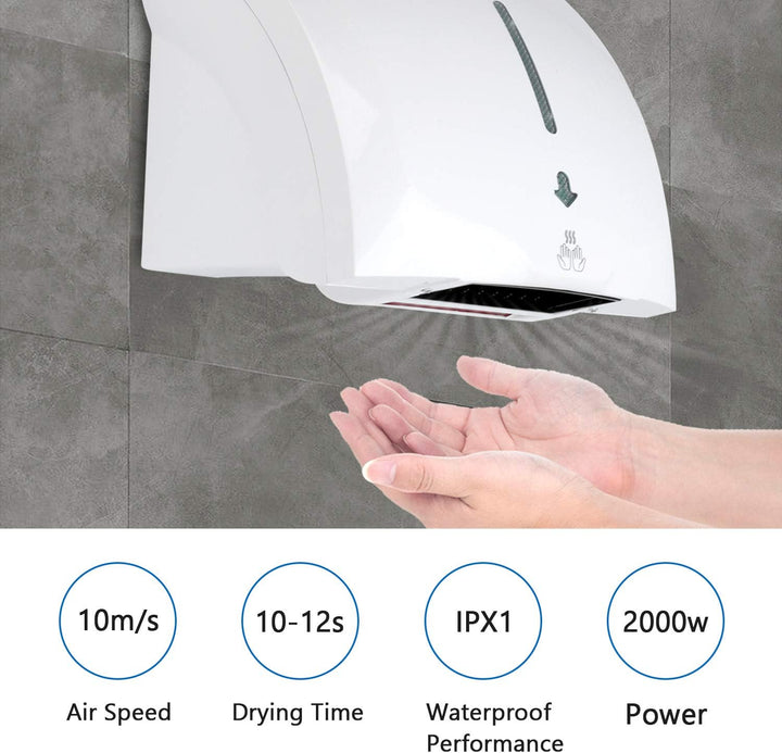 Modundry Händetrockner automatischer Infrarotsensor handtrockner leise Gewerbe und