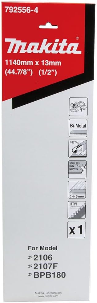 Makita Band Sägeblätter 792556–4 Für bpb180r und 2107 FK.