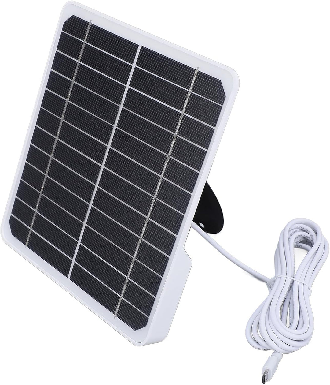 Solarmodule für Kameras, 20 W, 5 V, Wand-Solarpanel, Monokristallines Solarpanel-Ladegerät, USB-Sola