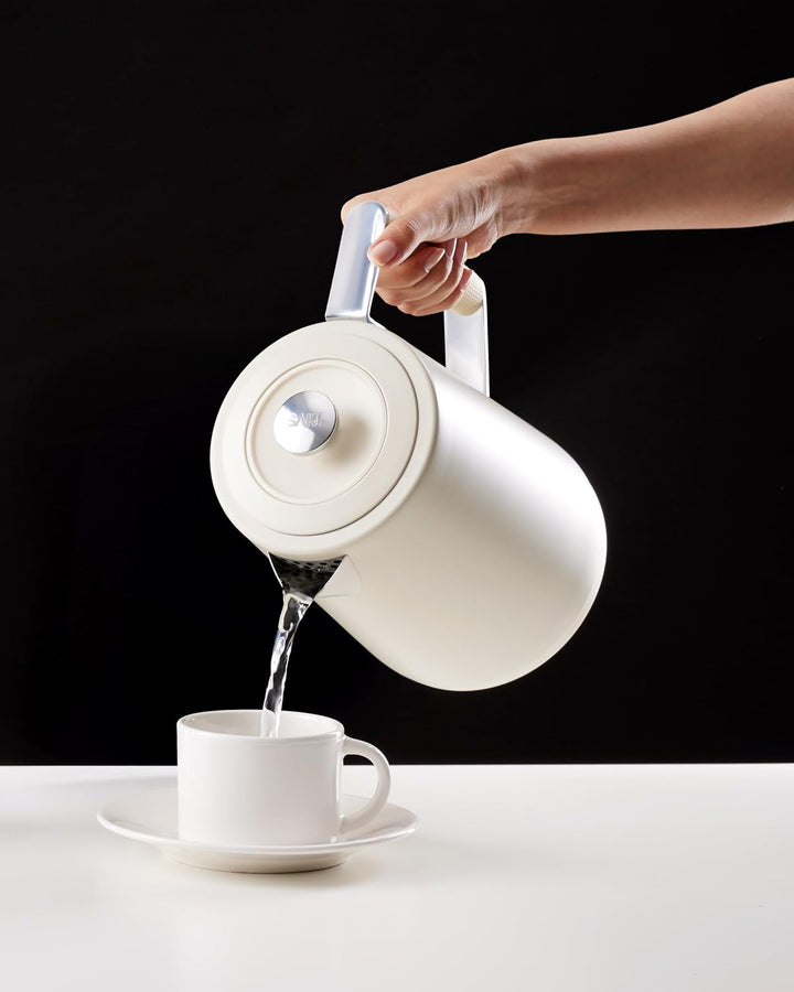 SAKI Luna Elektrischer Wasserkocher mit 7 Voreinstellungen, 60 Minuten, 1,75 l Temperaturbehälter, 3