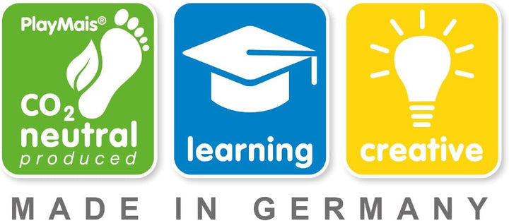 Playmais BASIC My 1st Flight Bastelset für Kinder ab 3 Jahren I Motorik-Spielzeug mit 650 Stück, Zub