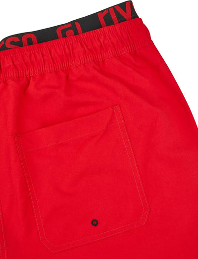 riverso Herren Badehose Badeshort RIVBobby Kurze Hose Sommer Sport Strand Shorts Tunnelzug Print 100