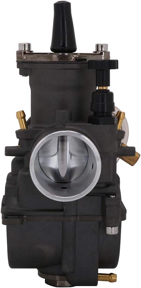 JFG RACING Motorrad PWK 30 mm Vergaser Vergaser für gy6 100cc 125cc 150cc 2T 4T – Dunkelgrau