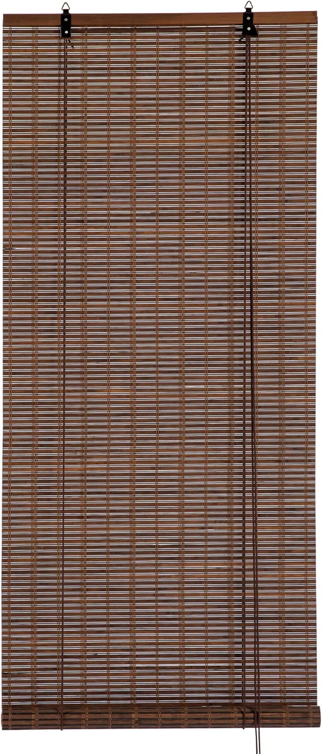 Cy.curtain bright Bambusrollo für den Innenbereich, Bambusrollo, für Türen und Fenster, Bambusvorhan
