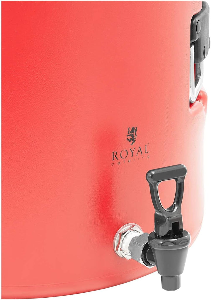 Royal Catering RC_TT_5 Isolierbehälter 30 L Ablasshahn Warmhaltebehälter Isolierbehälter für Essen W