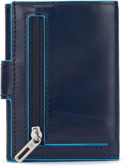 Portafoglio uomo tascabile con porta monete - Piquadro PU5957B2R/BLU2