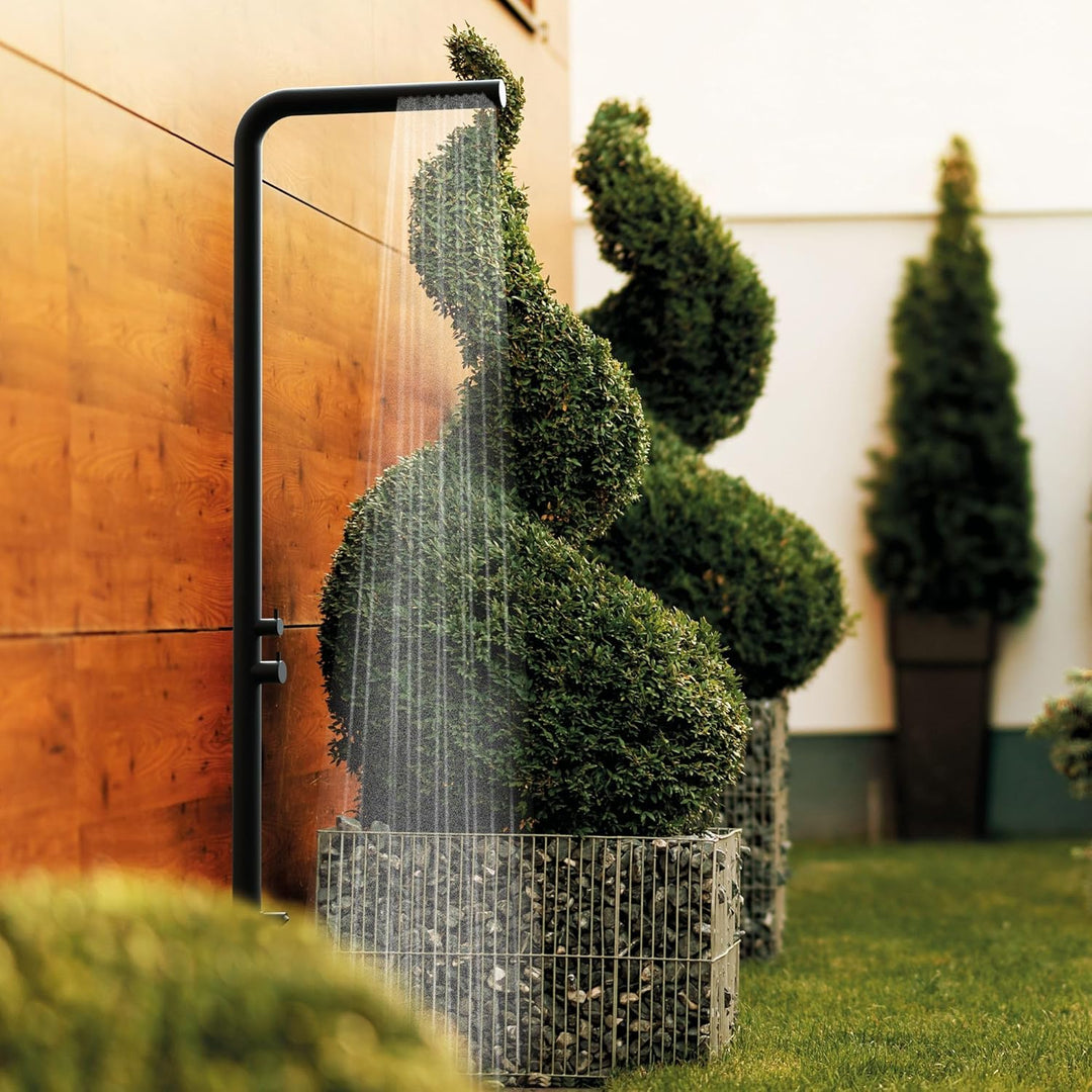 Four & More Eclipse Designer Gartendusche Aussendusche Pooldusche Regendusche Duschsäule Dusche aus