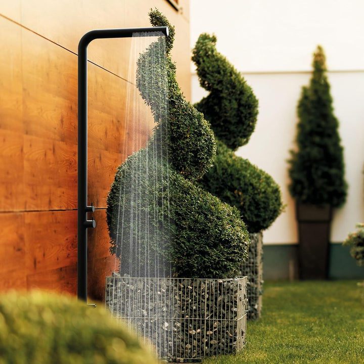 Four & More Eclipse Designer Gartendusche Aussendusche Pooldusche Regendusche Duschsäule Dusche aus