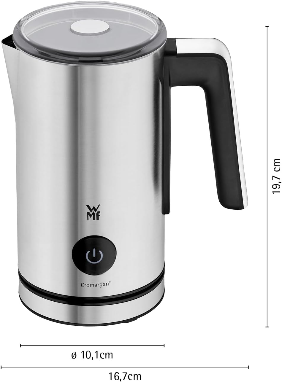WMF Stelio elektrisch Milchaufschäumer (500 Watt, 150-250 ml, Antihaftbeschichtung, kabellos, für Mi