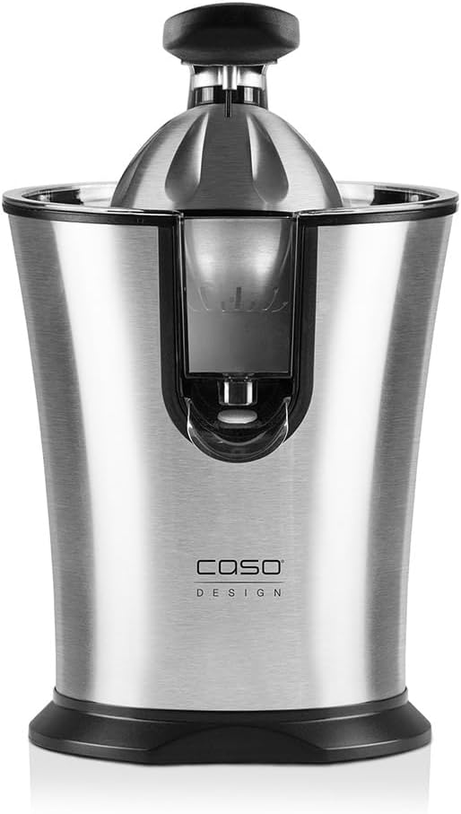 Caso CP 300 Design-Zitruspresse, elektrische und kraftvolle Zitronenpresse mit Universal-Presskegel