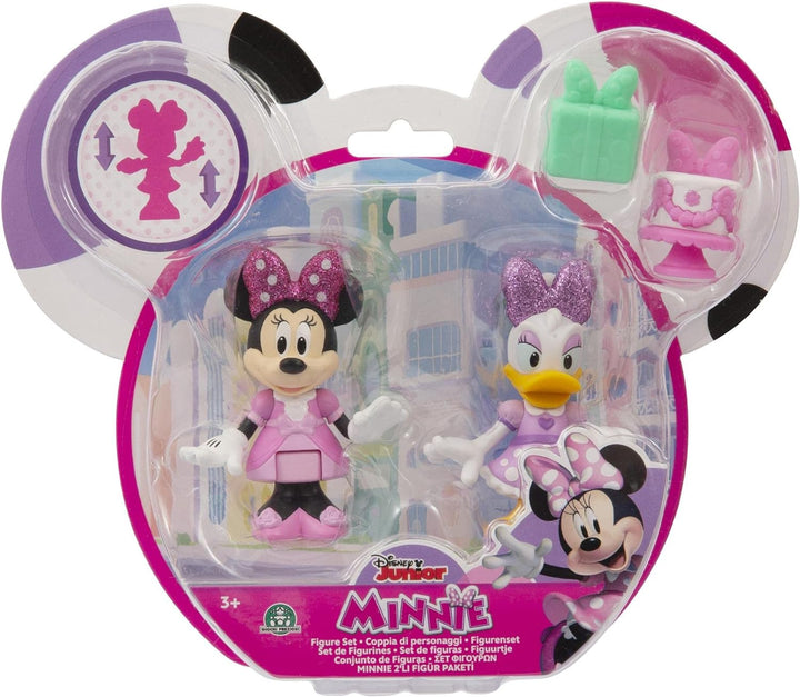 Minnie, 2 bewegliche Figuren, 7,5 cm, Partyzubehör, Spielzeug für Kinder ab 3 Jahren, McN173