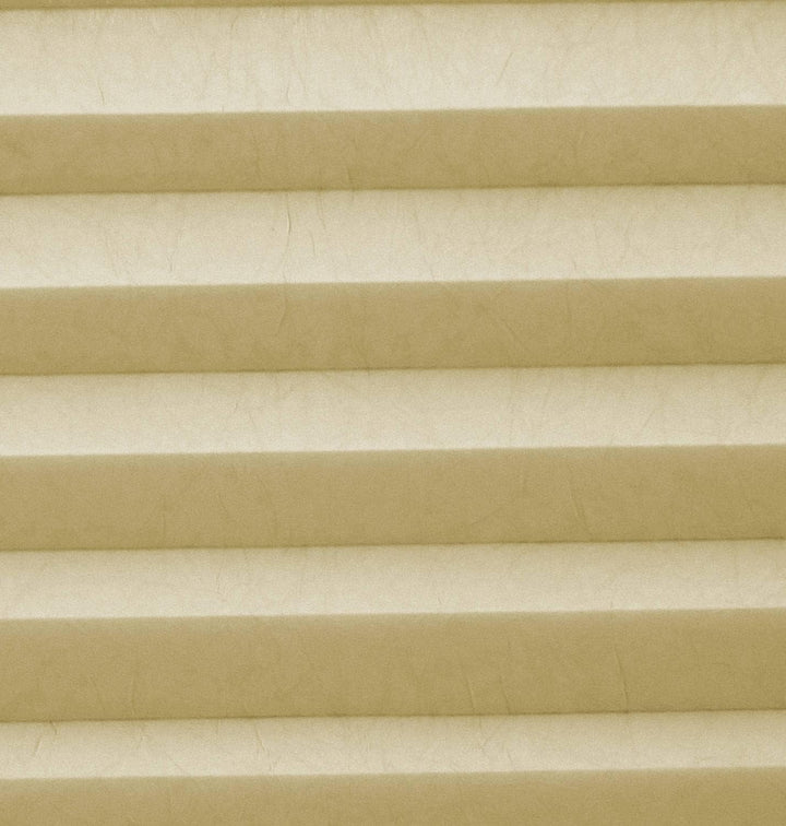 EXKLUSIV HEIMTEXTIL Plissee Verspannt mit Klemmträgern beige Crash 60 x 140 cm, Beige Crash 60 x 140