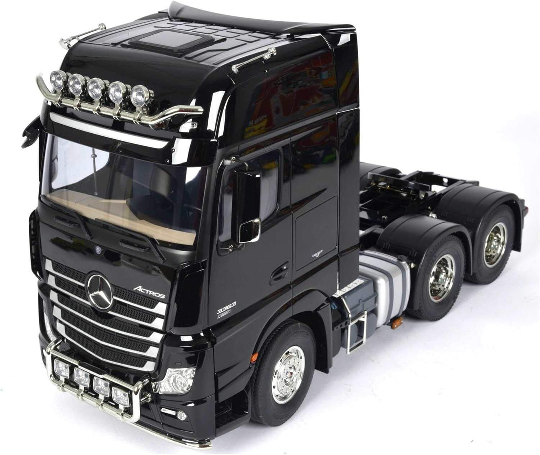 TAMIYA 300056348 56348 Mercedes-Benz Fahrzeug 1:14 RC MB Actros 3363 Giga Sp. 6x4, schwarz