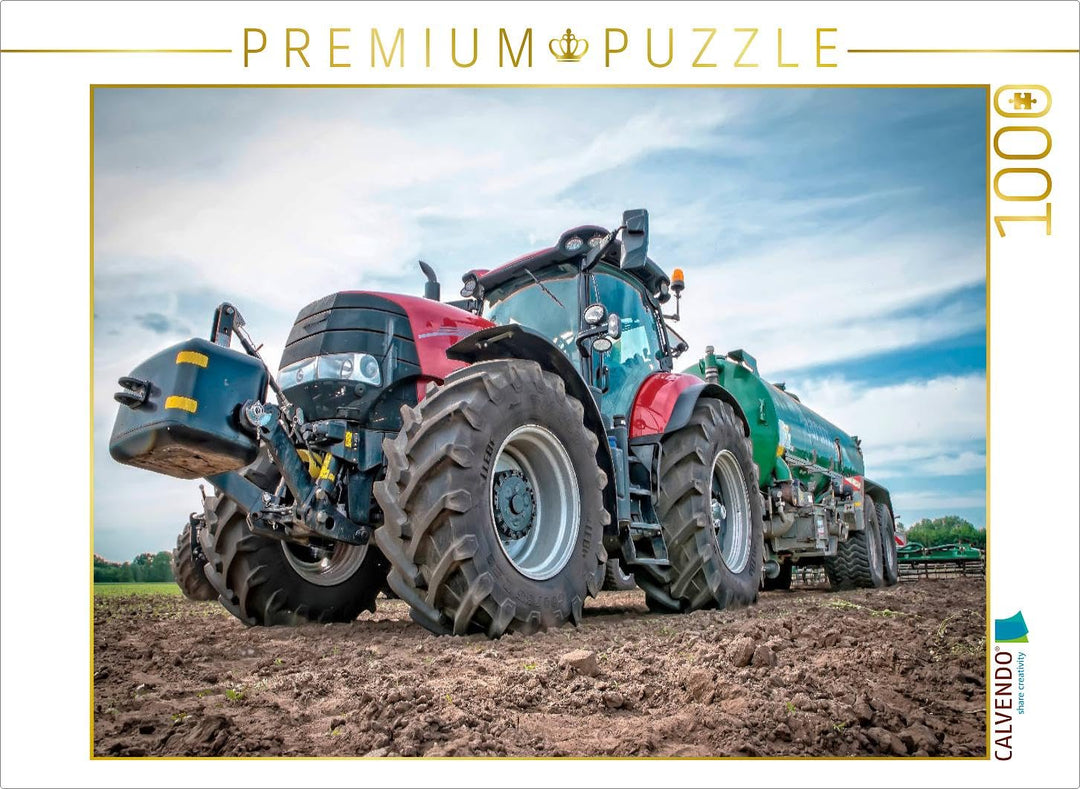 CALVENDO Puzzle Traktoren - Giganten in der Landwirtschaft - 1000 Teile Foto-Puzzle für glückliche S