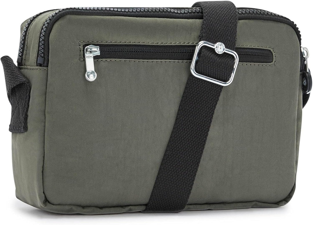 Kipling Damen Abanu M Crossbody, Grün Moss, 24x17x9 cm (B x H T) EU Green Moss, Green Moss