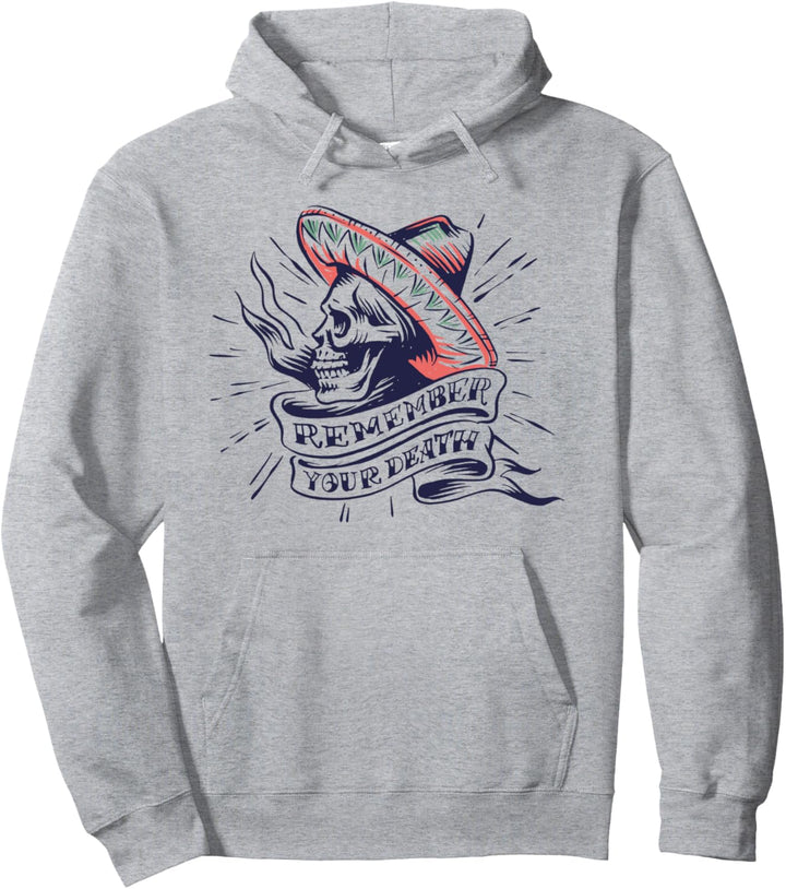 Totenkopf Tag der Toten Cool Head Skulls Dia De Los Muertos Pullover Hoodie