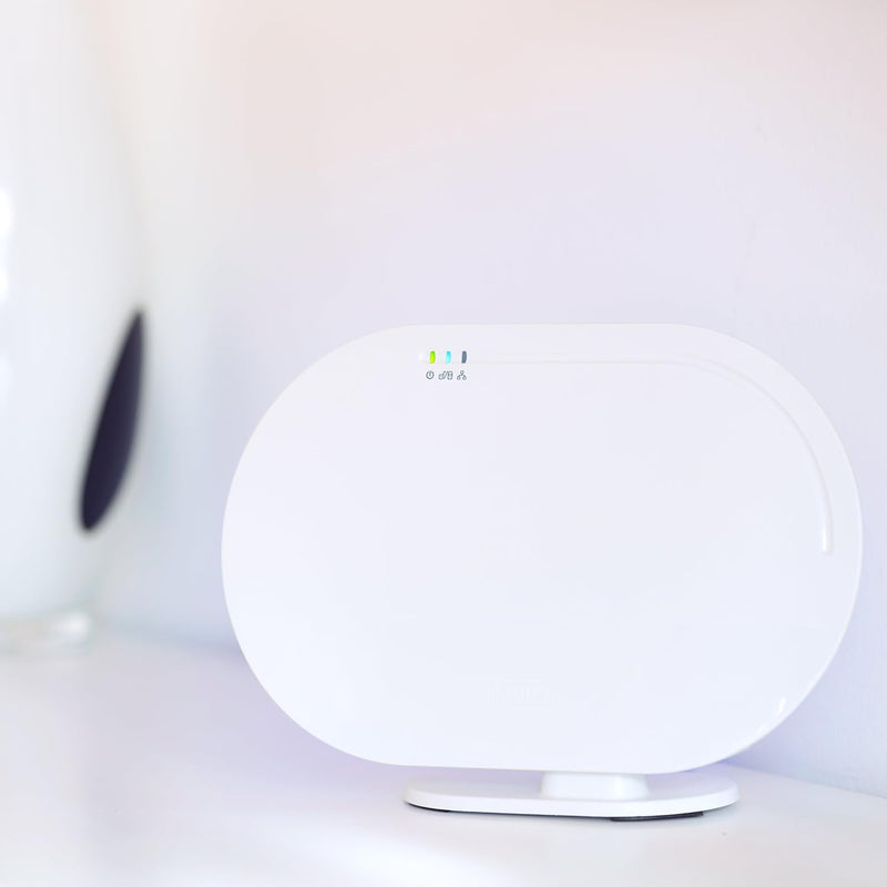 ABUS Funk-Alarmanlage Smartvest Zentrale Einbruchmeldeanlage | erweiterbar | Testsieger | Fernzugrif