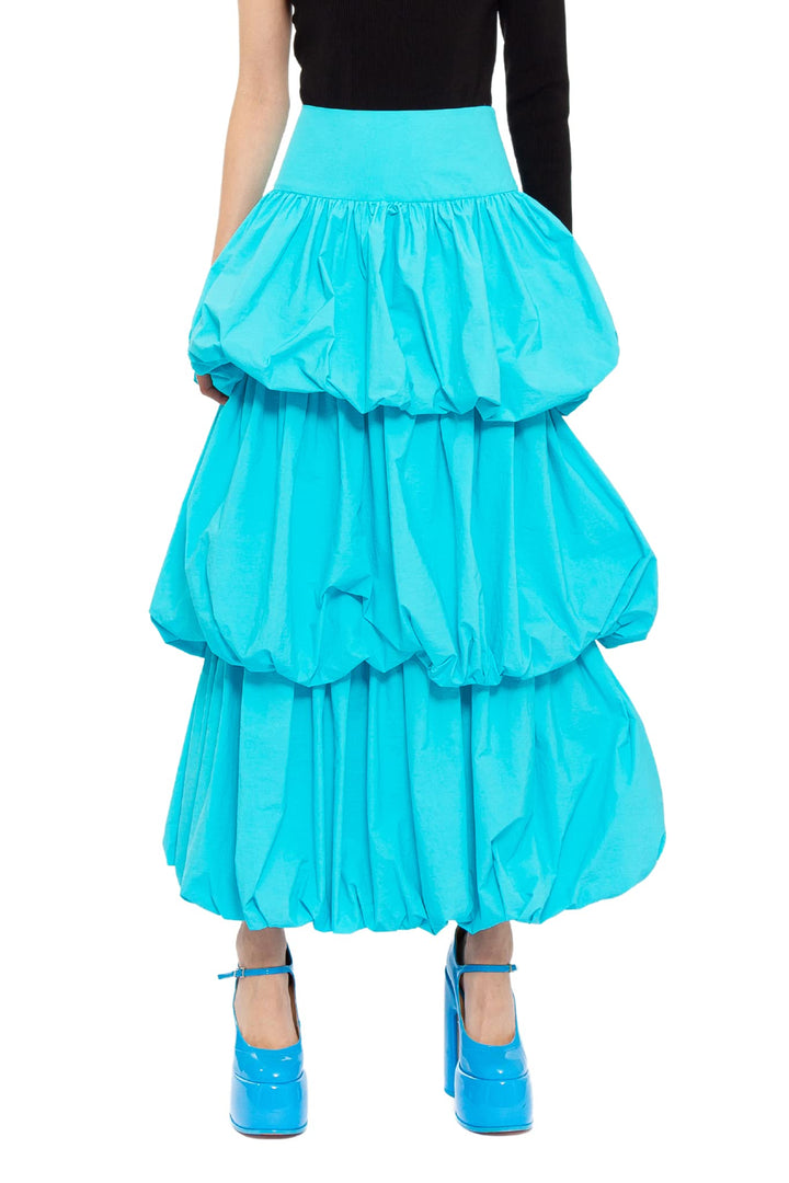 CHAOUICHE Damen Balone-Rock L Blau, L Blau