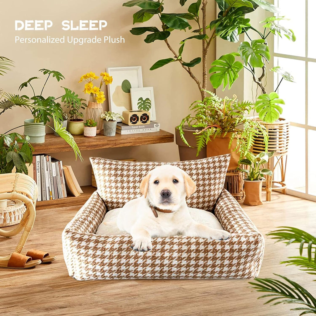 PETCUTE Orthopädisches Hundebett,Hundebett Mittelgrosse Hunde,Rutschfestes Hundebett Hundesofa,Super