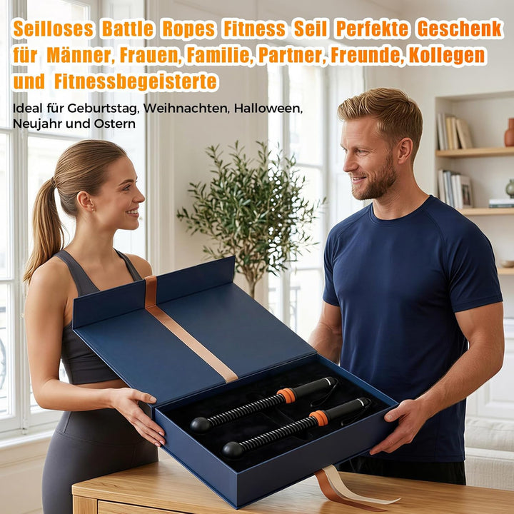 Ropeless Battle Ropes Weighted Battle Rope Ohne Seil 2X Tragbare Battle Ropes mit Tragetasche Seillo