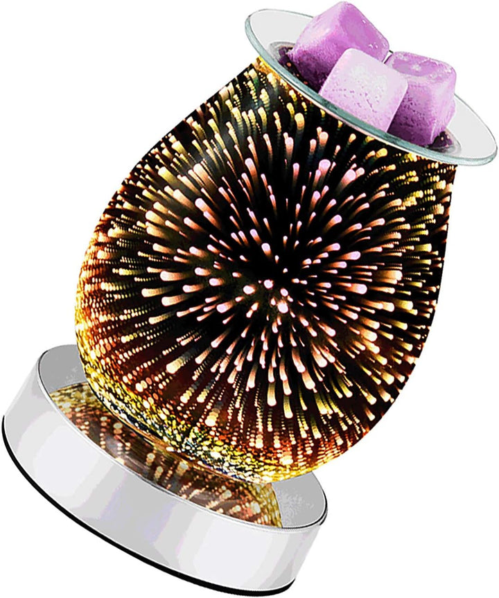 Wowlela Duftlampe Wachs 3D Scentsy Duftlampe Energie Sparen Duftlampe Elektrisch Duftlampe Teelicht