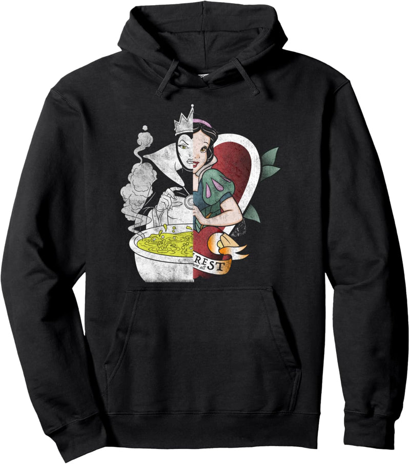 Disney Snow White Split Face Poison Apple Pullover Hoodie