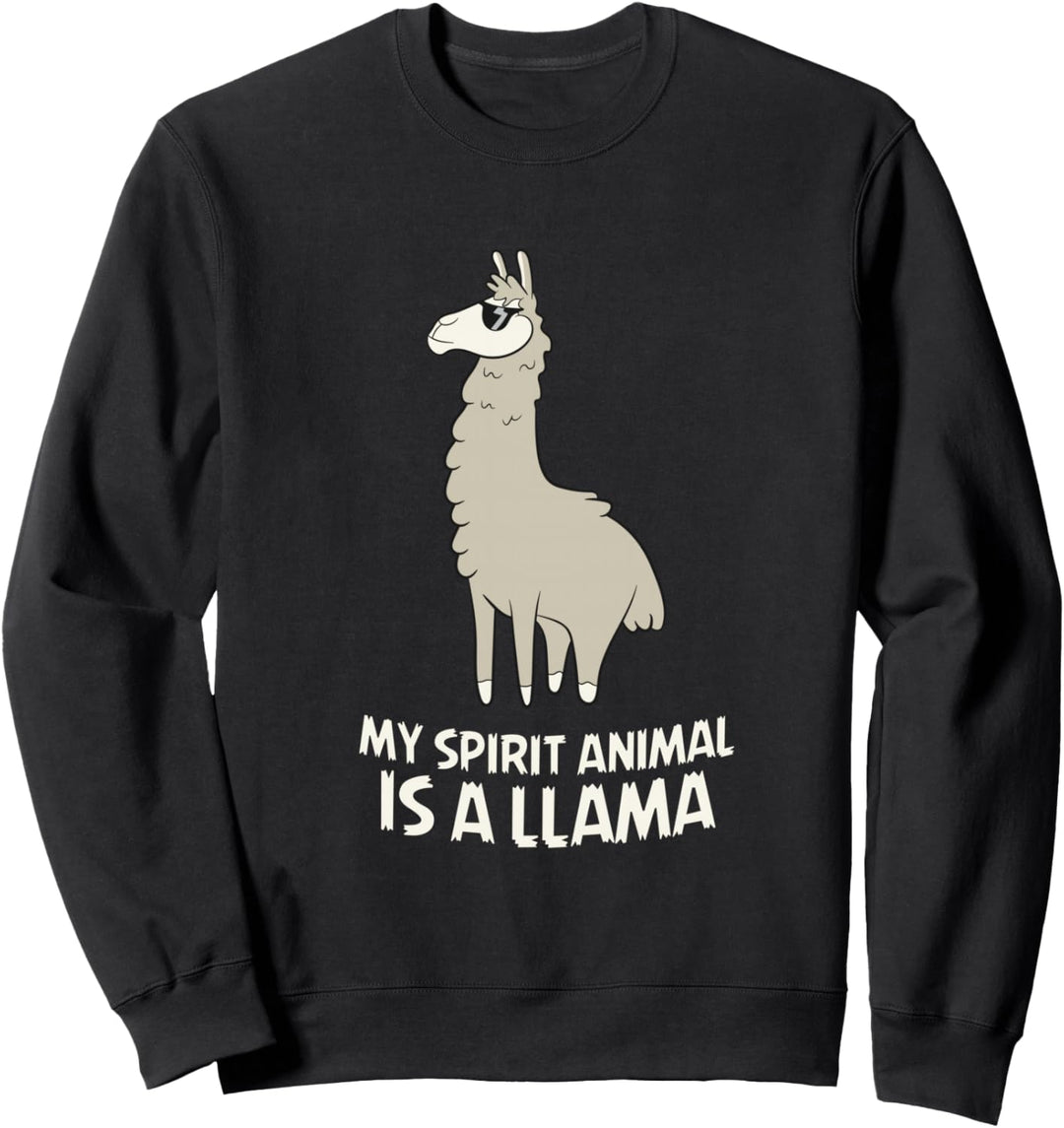 LLamas Are My Spirit Animals Lieblingstier Llama Sweatshirt