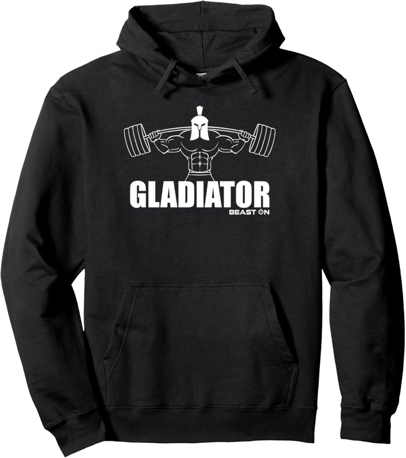 GLADIATOR | Beast ON | GYM Motivation Fitness Sprüche Pullover Hoodie