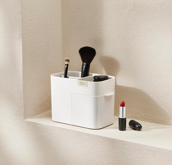 Joseph Joseph Viva Kompakter Kosmetik-Organizer mit Schublade - Shell, Small Kompakter Organizer, Ko