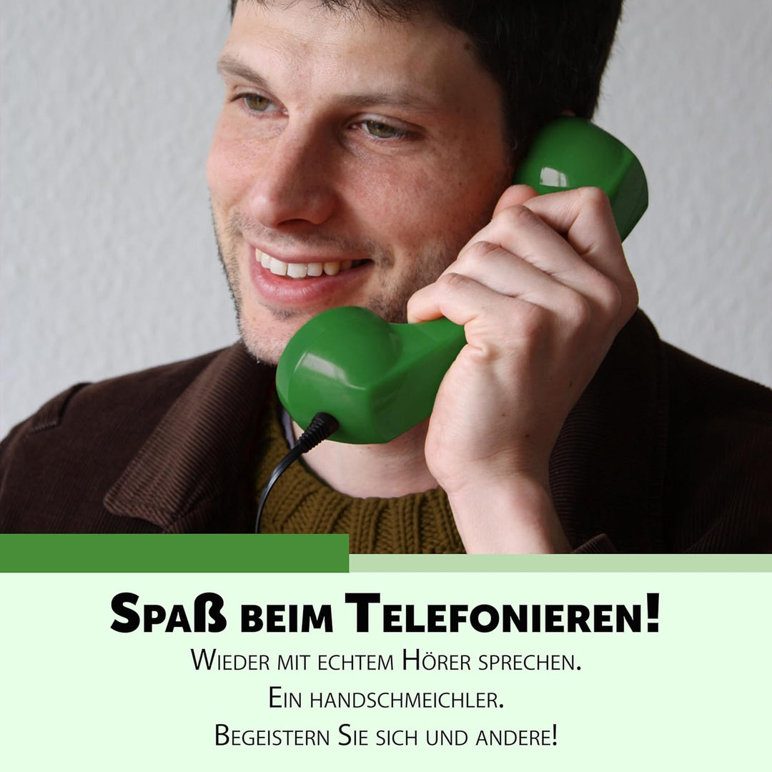 Retro Handyhörer für Apple iPhones mit Lightning (passender Adapter mit inbegriffen) in der Form ein