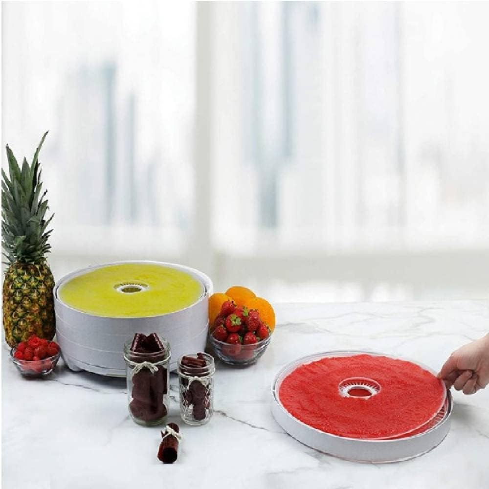 2Pcs Food Dehydrator Sheets Tablett Trockner Dörrgerät Teilfrucht Leathers Speisentrockner Blatt für