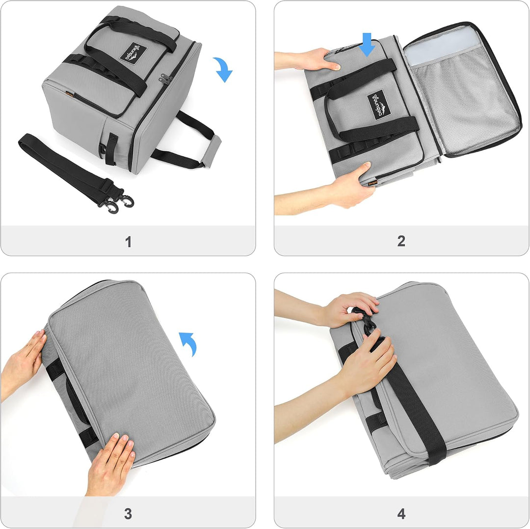 Kühltasche Faltbar, 30L Grosse Wasserdicht kühlbox Thermotasche, Isoliert Auslaufsicher Picknicktasc