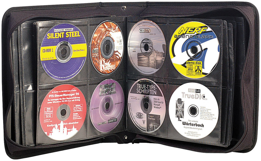 Xcase DVD Mappe: CD/DVD/BD-Tasche für 240 CD/DVD/BDs (DVD Aufbewahrung, CD Sammelmappe, Koffer Organ