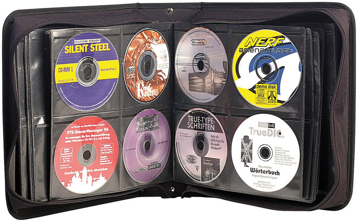 Xcase DVD Mappe: CD/DVD/BD-Tasche für 240 CD/DVD/BDs (DVD Aufbewahrung, CD Sammelmappe, Koffer Organ