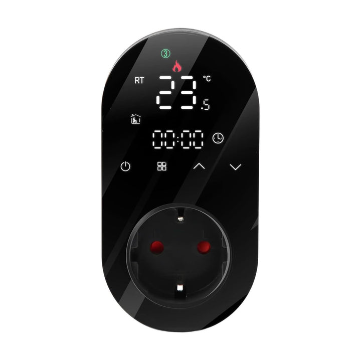 Smart Temperature Controller Outlet WiFi Touch Screen Plug-in Thermostat Heating Cooling Mode for at