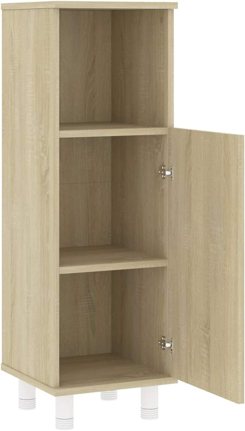 Tidyard Badezimmerschrank Badschrank Badezimmer Aufbewahrungsschrank Schrank Badkommode Eckschrank B