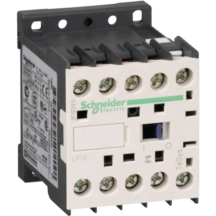 Schneider Electric - Leistungsschütz LP1K 3p, 400 V AC3, Spule 24 V DC, +1S, 4 kW, 9 A, LP1K0910BD3