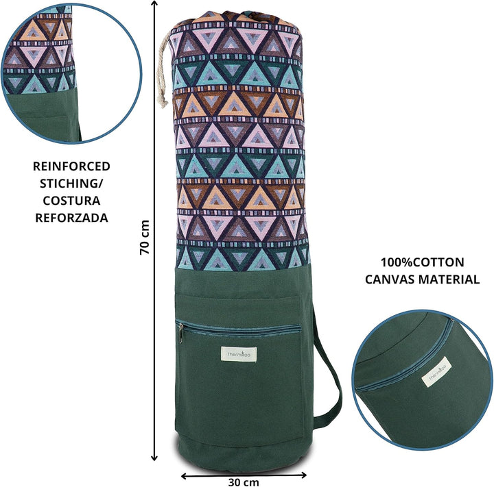 Thermikoa Yogamatte Mit Tasche - Totte Bag für Transport, Pilates Oder Gymnastik - Leicht, Geräumig