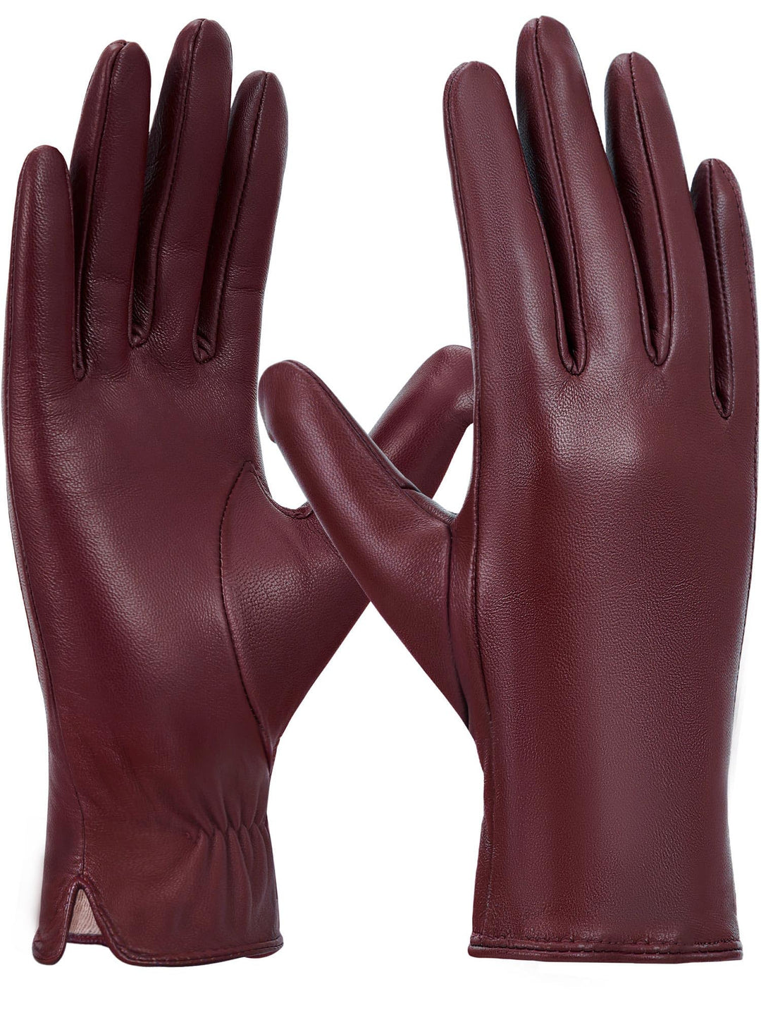 GSG SINCE 1998 Lederhandschuhe für Damen aus Chromfreiem Schaffell – Wollgefüttert/Fleecegefüttert,