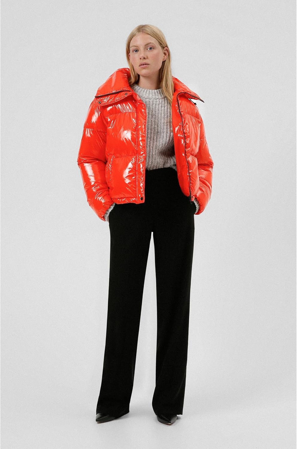 HUGO Damen Jacke S Bright Red620, S Bright Red620