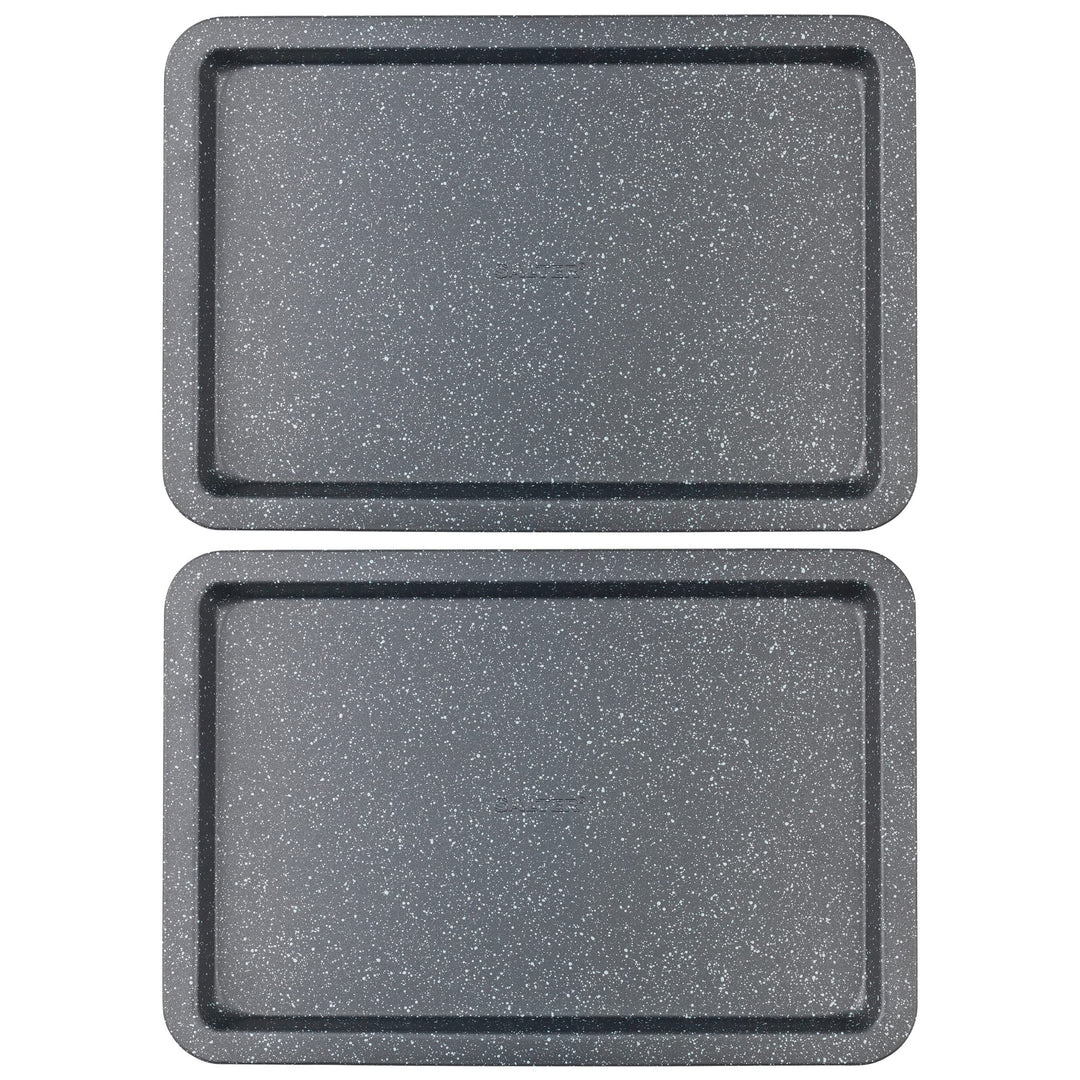Salter COMBO-8261 Backblech-Set, 2 Stück, Antihaft-Kohlenstoffstahl, leicht zu reinigen, robust und