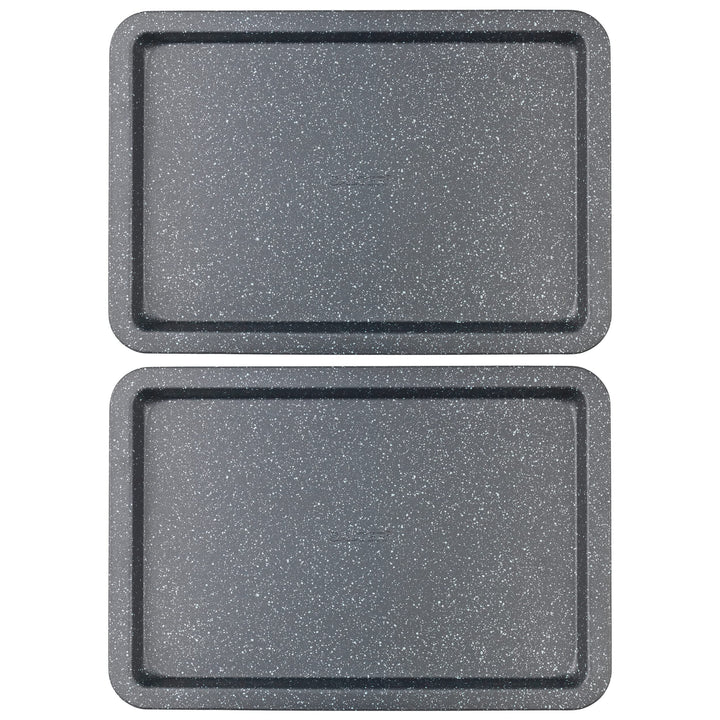 Salter COMBO-8261 Backblech-Set, 2 Stück, Antihaft-Kohlenstoffstahl, leicht zu reinigen, robust und