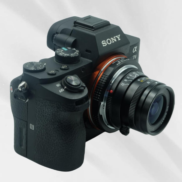 PHOLSY Leica M auf Sony E Objektivadapter Kompatibel mit Leica M LM, Zeiss ZM, Voigtlander VM und So